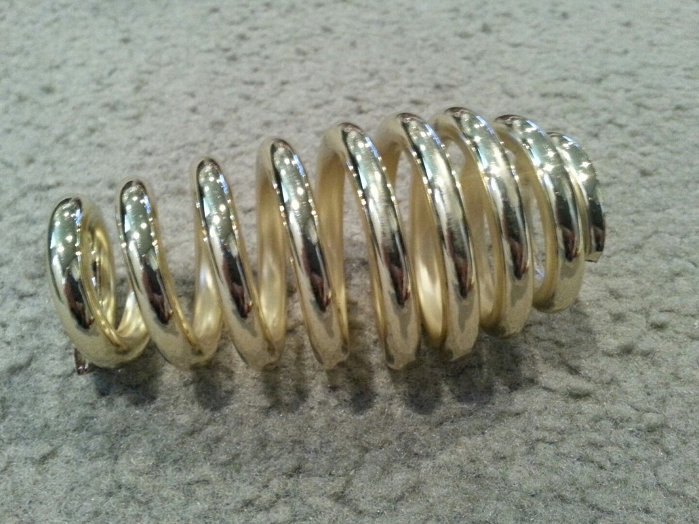 NEW GOLD SPRING FOR BICYCLE SPRINGER FORKS