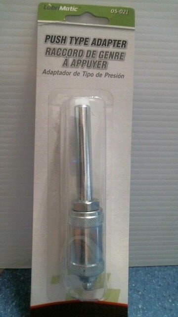 Lubrimatic Push Type Adapter  (05-021)  FS