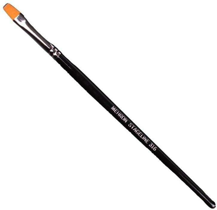 Mehron Makeup 1/4" Flat End Brush