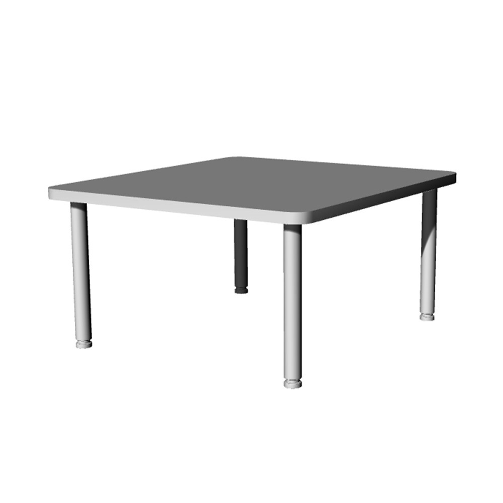 SSMODEL 1:72 Square Tea Coffee Table Low Table 4pcs