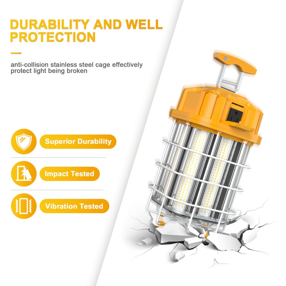 80W Temporary Work Light Linkable LED Work Light Construction Portable lights