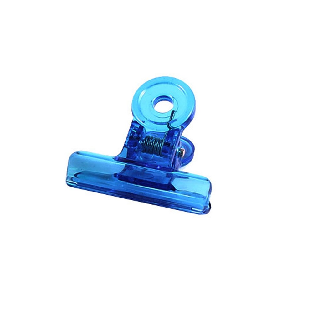Office Stationery Plastic Documents Binder Clips Clamp Multicolor 12 Pcs