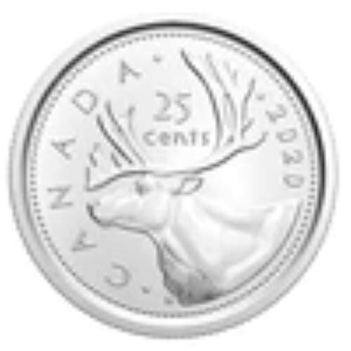 2020 CANADA 25¢ NUMIS-TASTIC 5 COIN SET