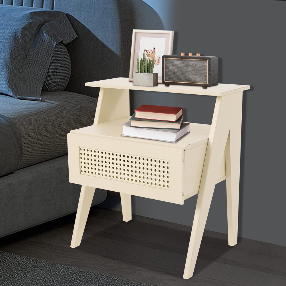 Bedside Table, Sofa Side Table, Bedside Table with Drawer