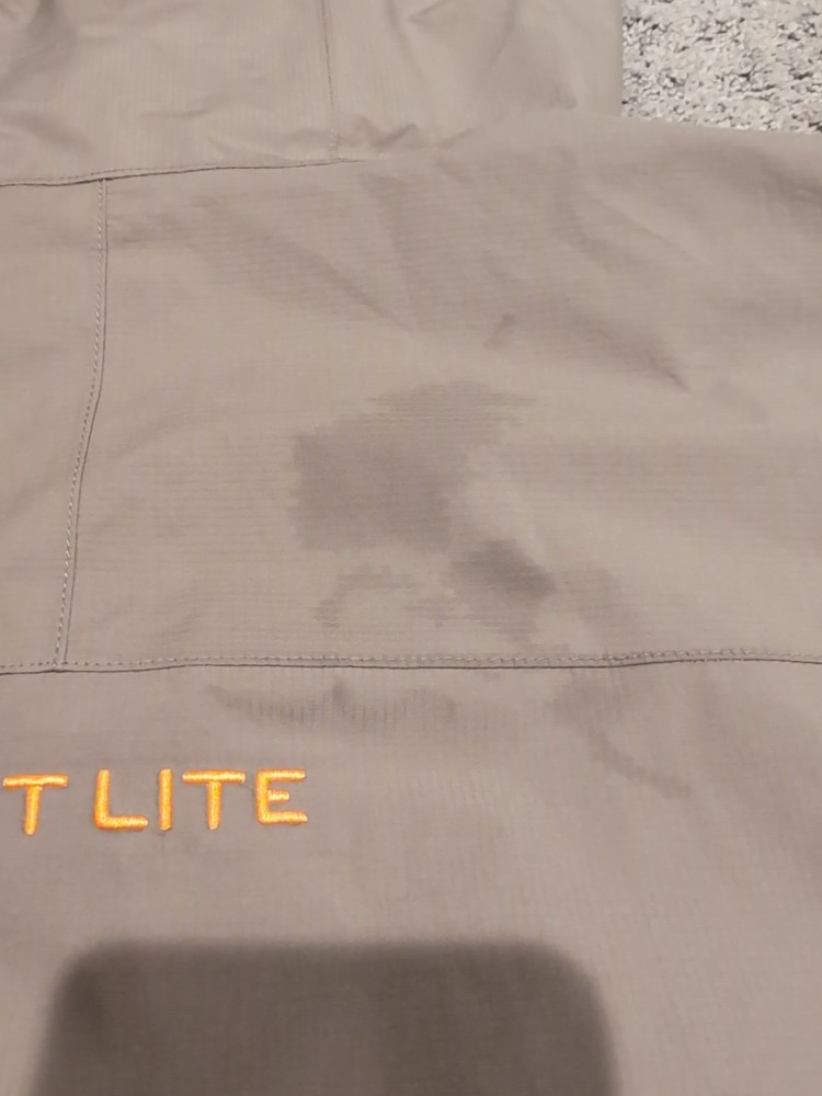 First Lite Vapor Stormlight Rain Jacket Medium Walnut See Description