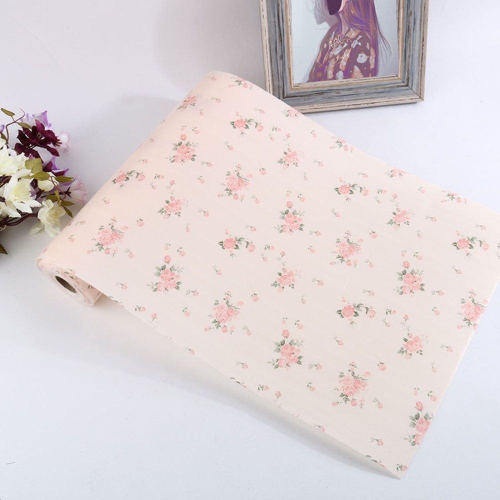 Rose Pattern Cabinet Table Drawer Liner Wardrobe Shelf Pad Protector 30x300cm