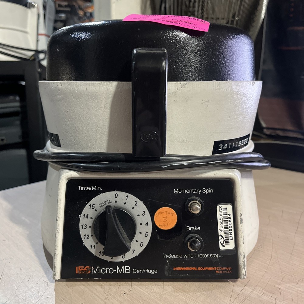 IEC MICRO MB MICROHEMATOCRIT CENTRIFUGE