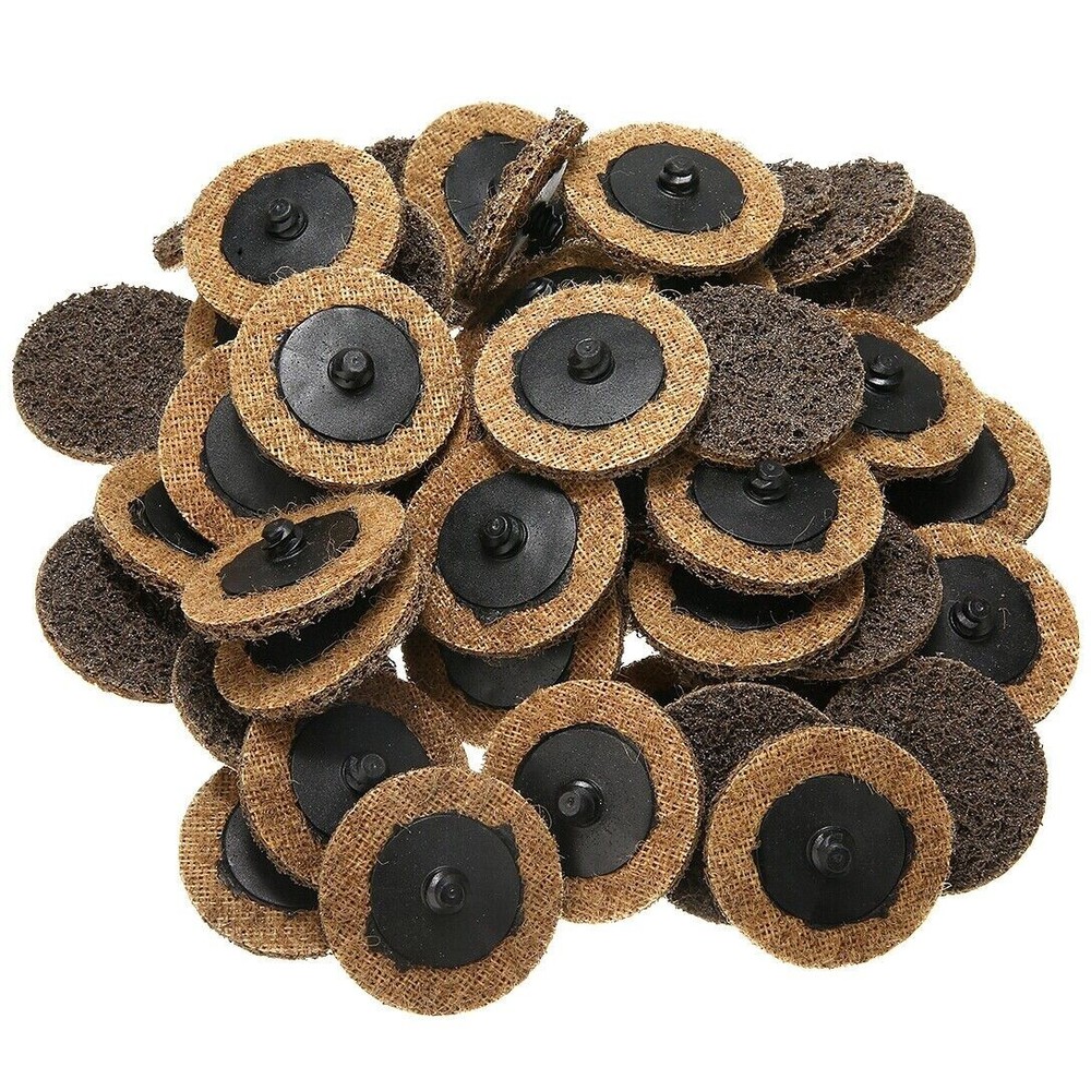 2in Coarse Surface Conditioning Discs Roll Lock Die Grinder Sanding Pads kit