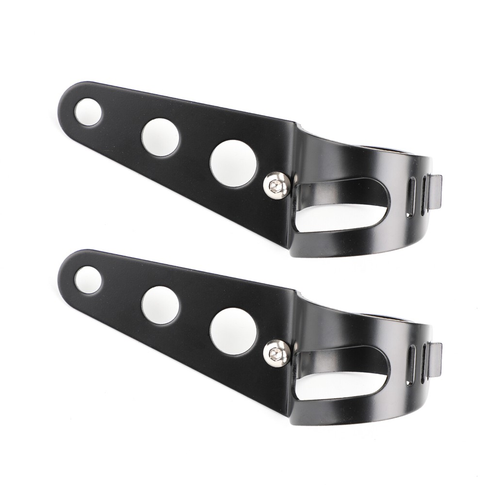 43-50mm Fork Black Headlight Bracket Universal Headlamp Mount Holder Motorcycle