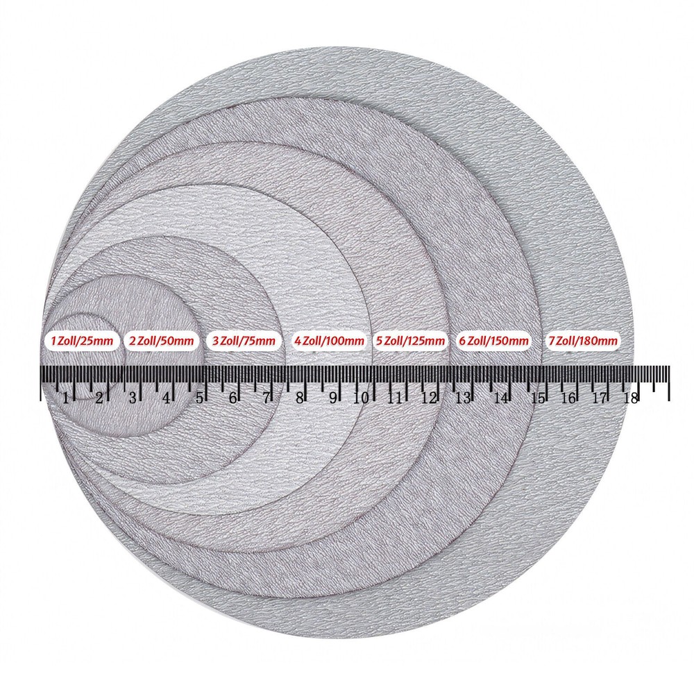 2pcs 100mm eccentric dry sanding discs sanding sheets sandpaper