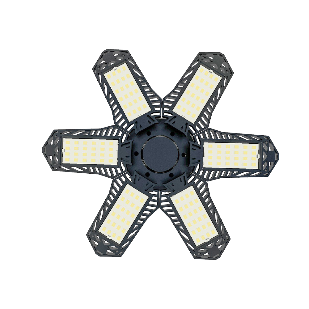 4 Pack 200W LED Garage Lights Deformable 1000000LM Bulb Ceiling Workshop Lamp