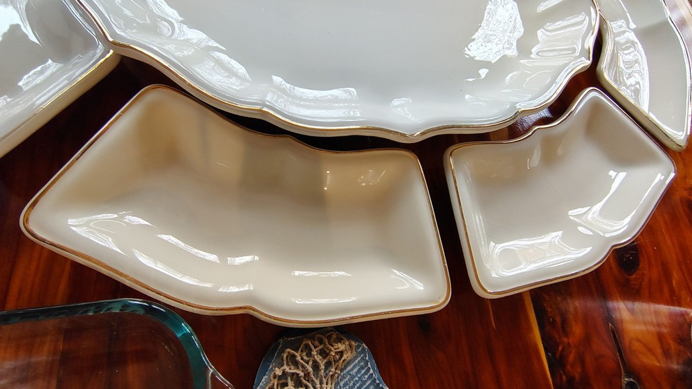 Vintage Culinary Essentials CWC Italy Platter Serving Set 7 pieces