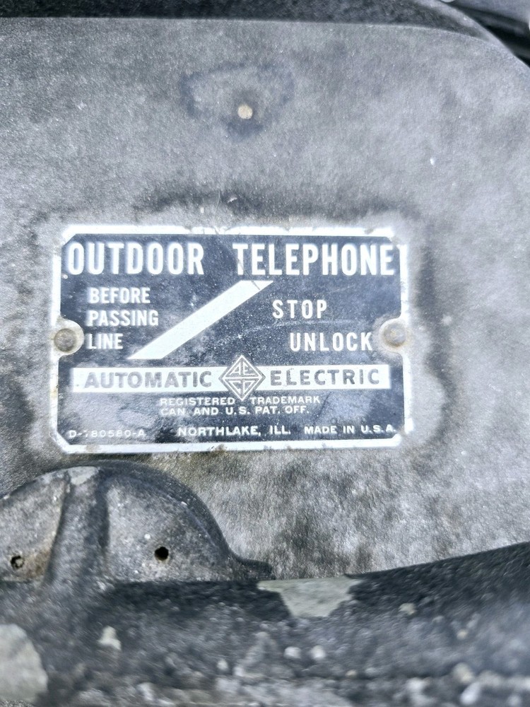 Automatic Electric Outdoor Telephone