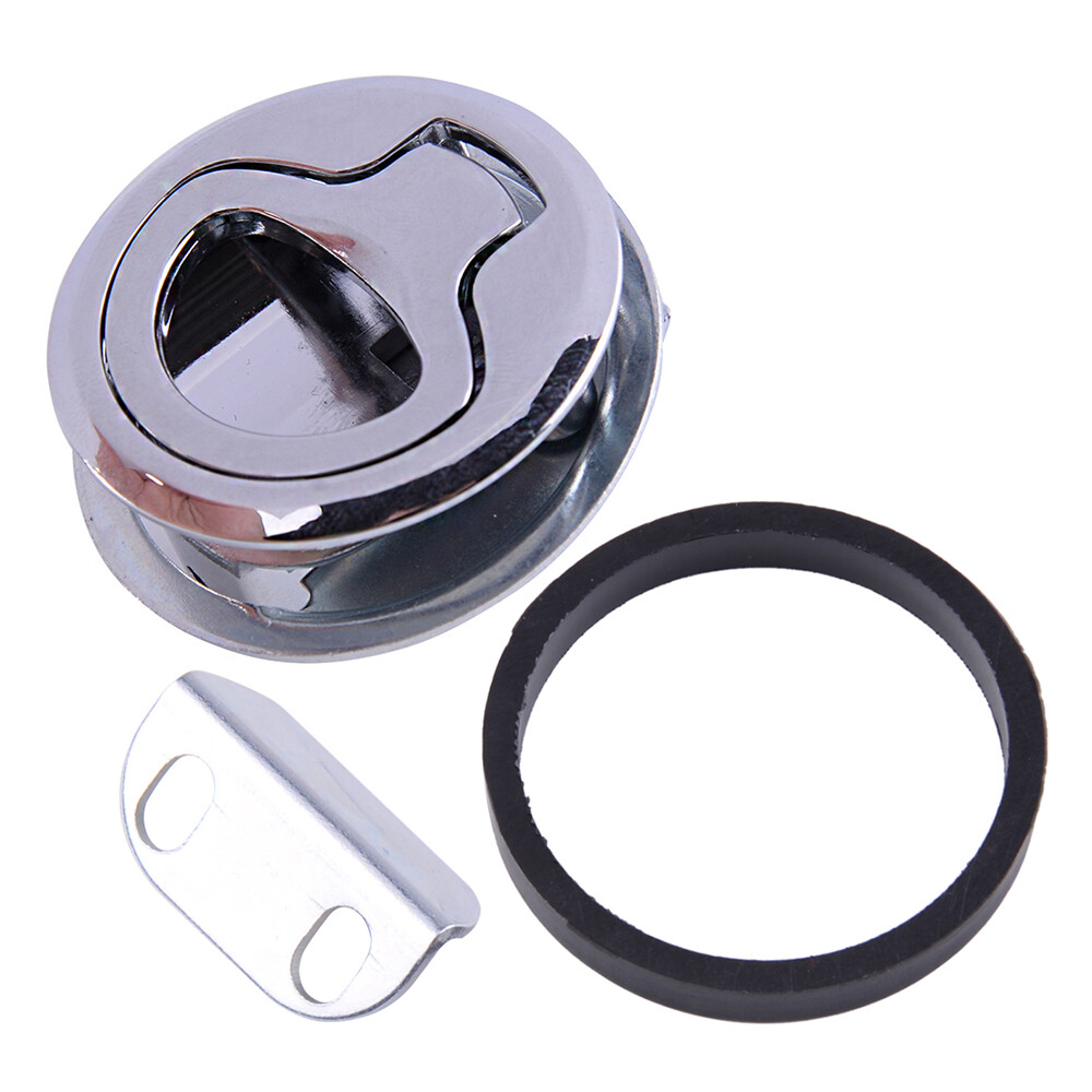 For Marine Boat Yacht Lock Lift Handle Flush Deck Hinge Pull Locker Hatch Latch