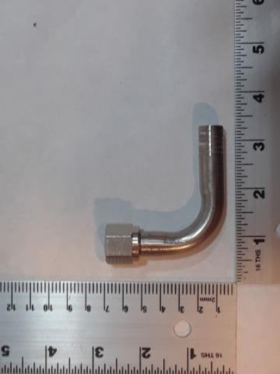Soda System, Beer System, Part, Multiplex, Elbow,1/2 Barb X 3/8 Swivel Nut