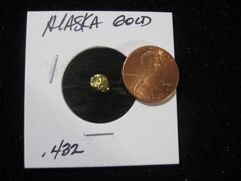 ALASKA GOLD NUGGET .432 GRAM
