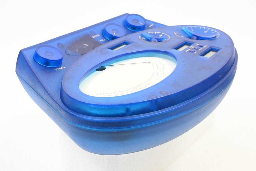 Scientology Mark Super VII Quantum E-Meter Hubbard Electrometer Translucent Blue