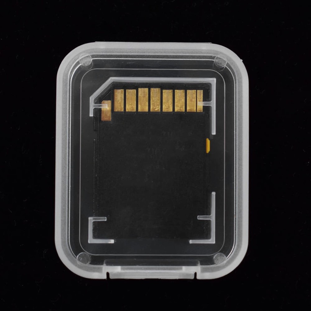 10 Pack Plastic Memory Card Case Storage Boxes Compatible with SD SDHC SDXC