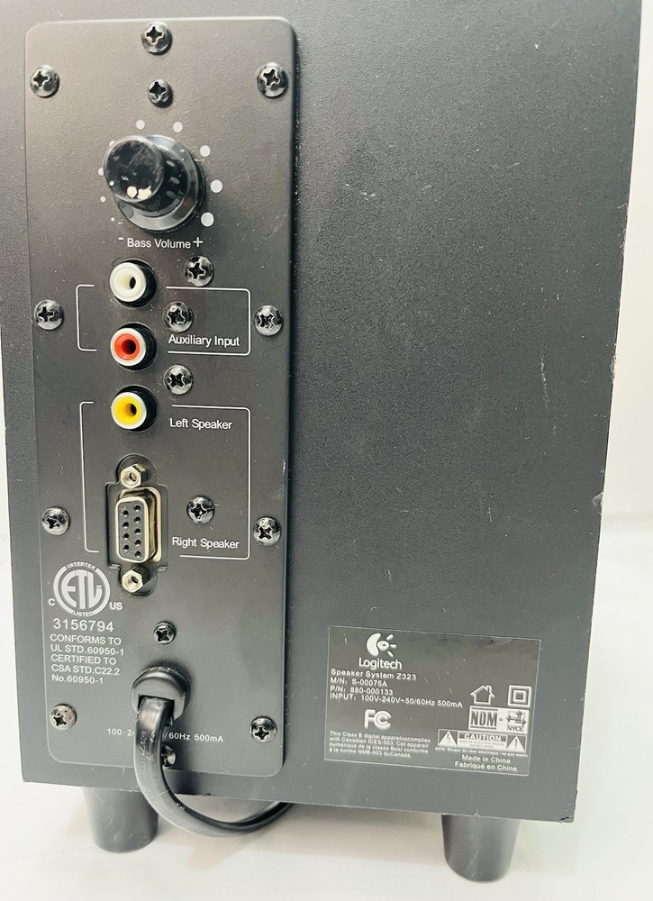 Logitech Z323 Speaker System Replacement Subwoofer Speaker