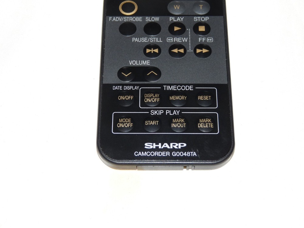 SHARP G0048TA Camcorder Remote control