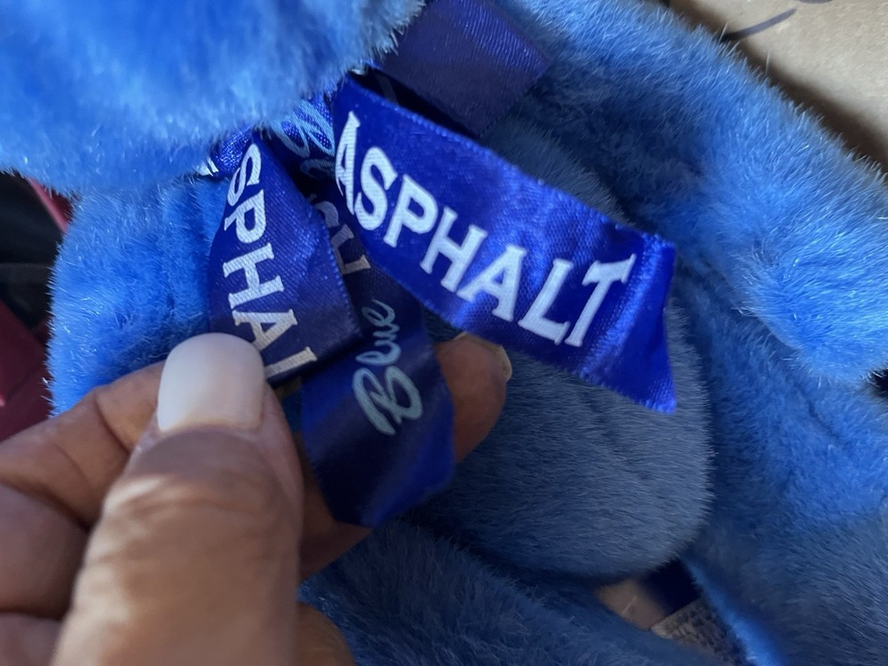 BLUE ASPHALT A&A PLUSH TEDDY BEAR NEW