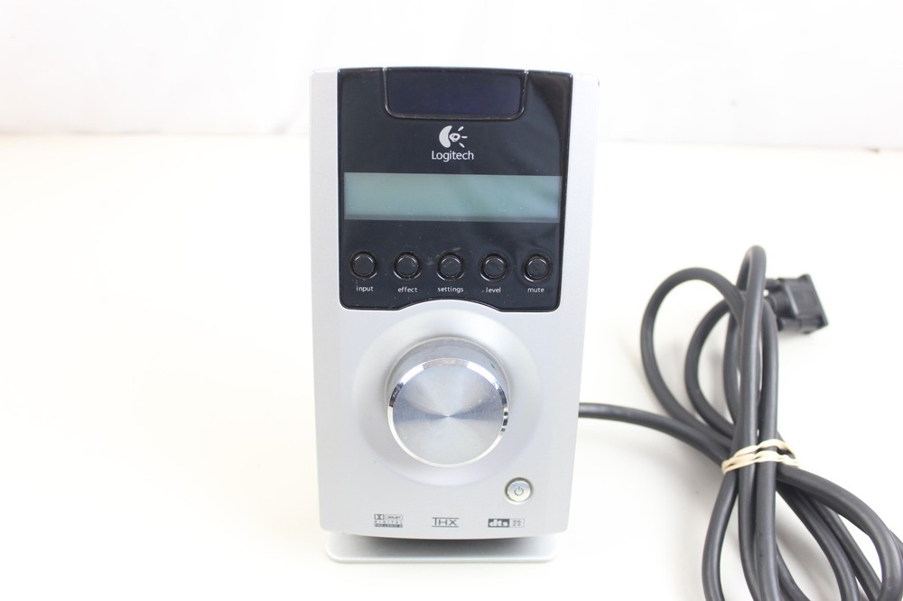 Logitech Z-5500 Computer PC Speaker System Control Unit Pod w/ Cables PID R510