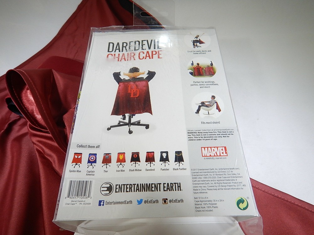 Daredevil Office Chair Cape Red Marvel Comics TF