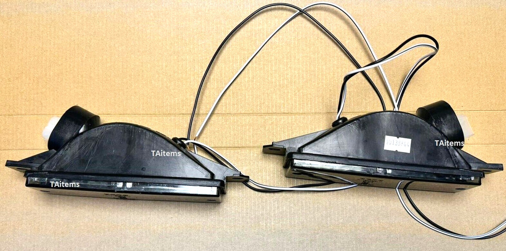 PAIR LEFT+RIGHT FRONT TURN INDICATORS CLEAR FOR BMW 3 SERIES E30 1982-1994