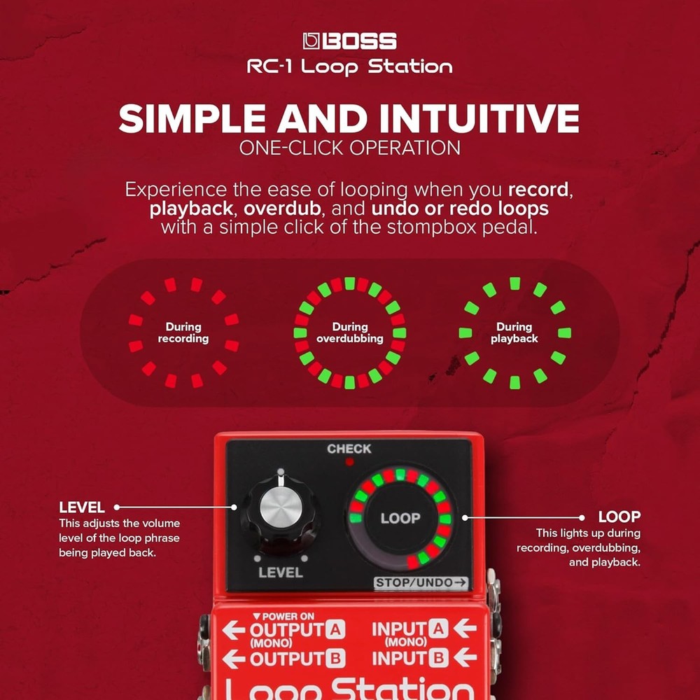 BOSS RC-1 Loop Station Pedal