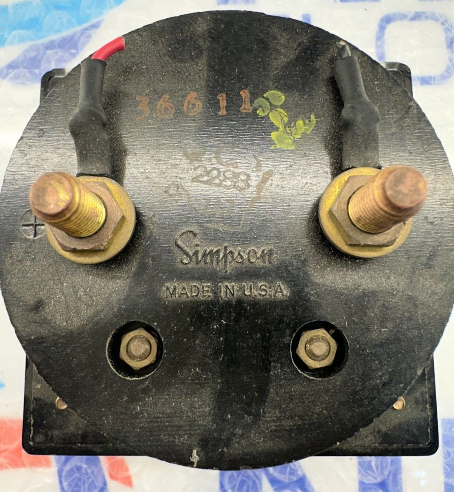 Simpson Electric Panel Meter