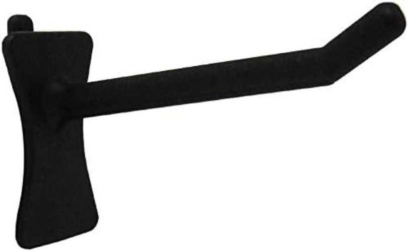 Adjustable Easy Install Hooks - 2" Straight, 24 Pack, Black