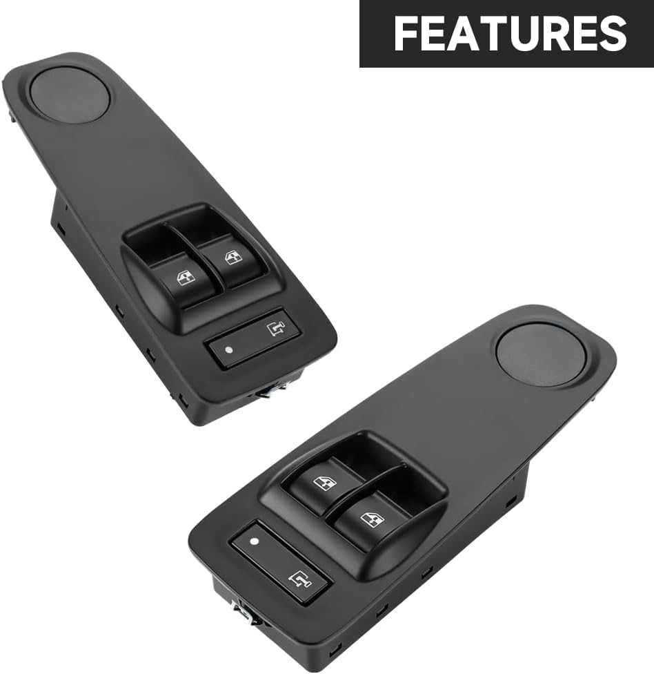 Front Driver Side Master Power Window Switch - Compatible for Ram Promaster 1500