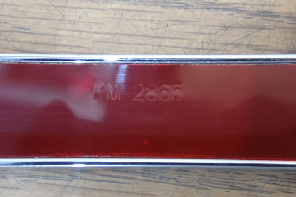 HARLEY-DAVIDSON LICENSE PLATE COVER REFLECTOR CHROME