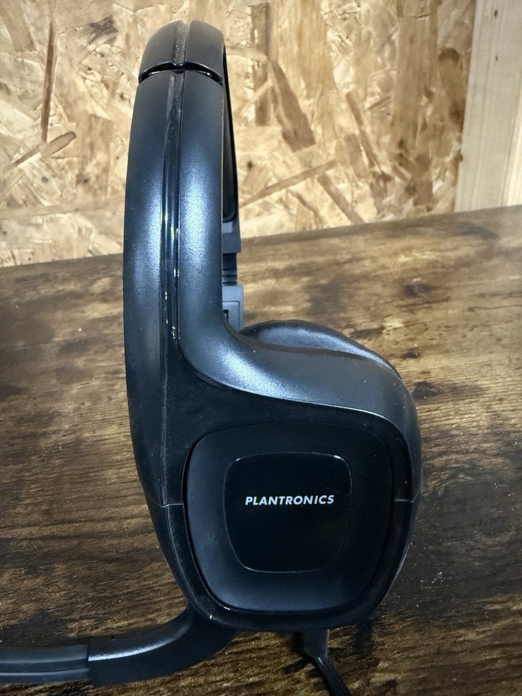 Plantronics A355 Headset Headphones Microphone Tested/Working