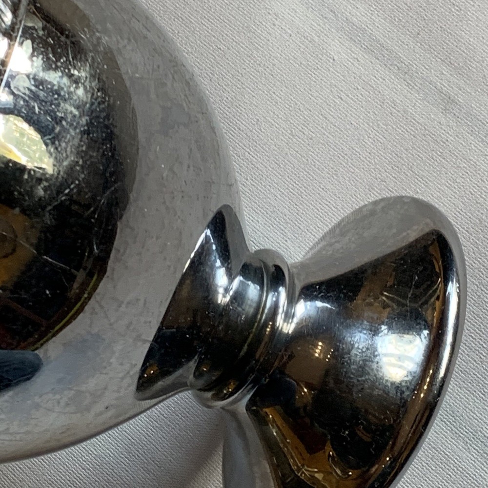 VINTAGE WATER PITCHER WITH HANDLE- CHROMIUM LB PLATED