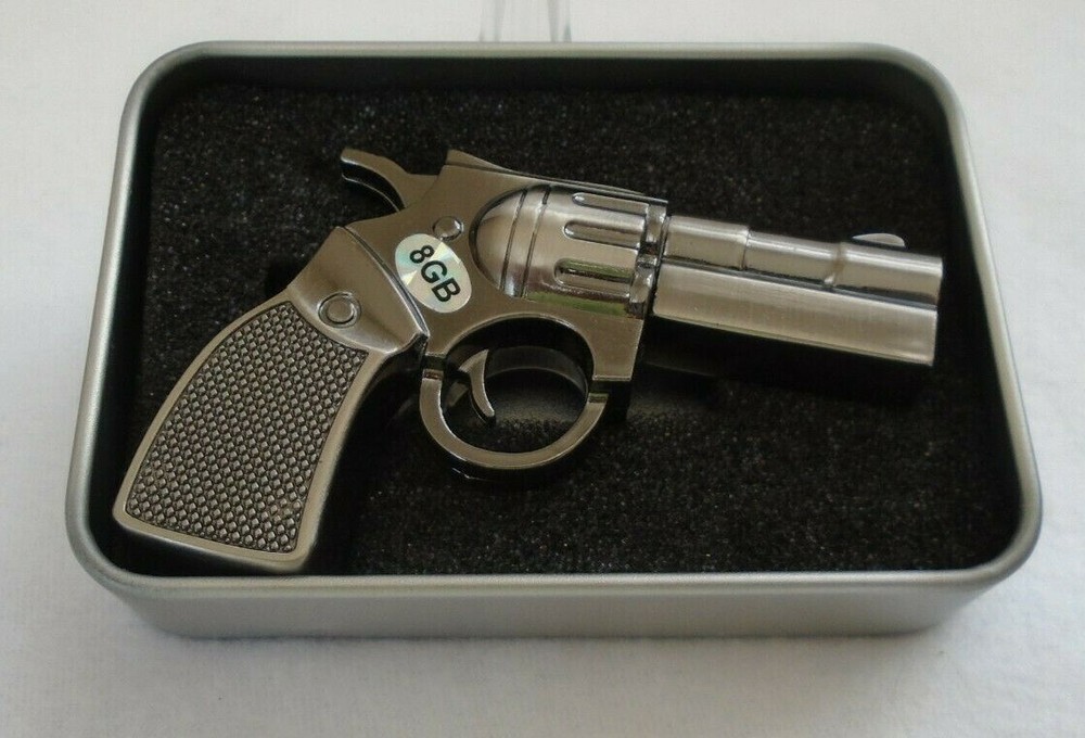 Gun Pistol Shaped Flash Drive 8 GB