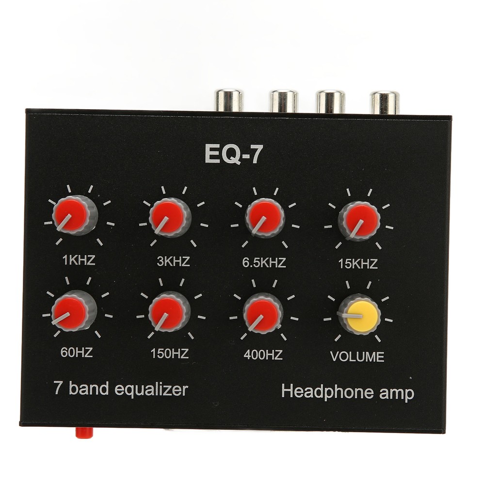 7 Band Sound Equalizer Output Input 7 Band Equalizer High Bass Adjustment