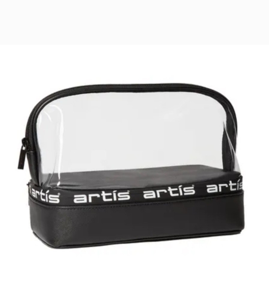 Artis Makeup Bag Large Black/clear  Ret $40