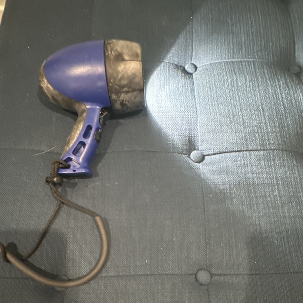 Nemo 8C Handheld Flashlight Blue Black Plastic Durable Portable Lighting Tool