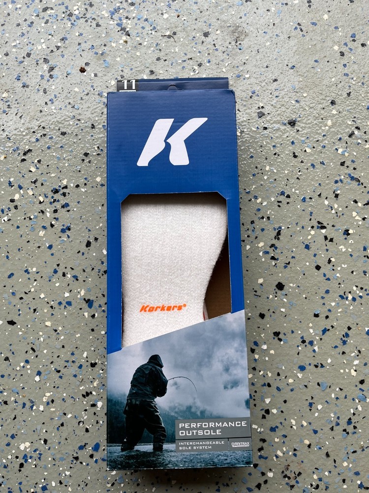 Korkers Plain Felt Sole - FA3010 - Size 11