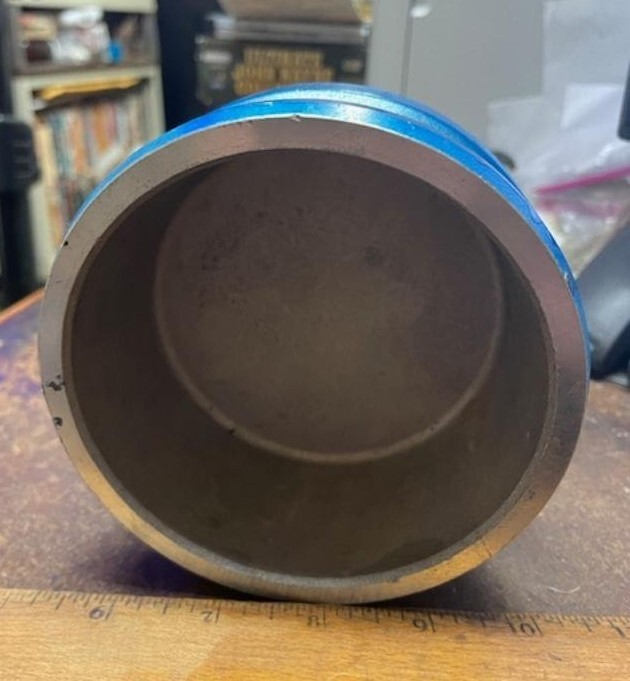 Aluminum 4” (?) Camlock Pipe Plug