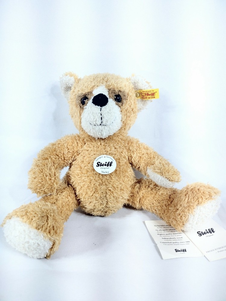 Steiff Bear Nicky 013201 Retired With Tags HTF