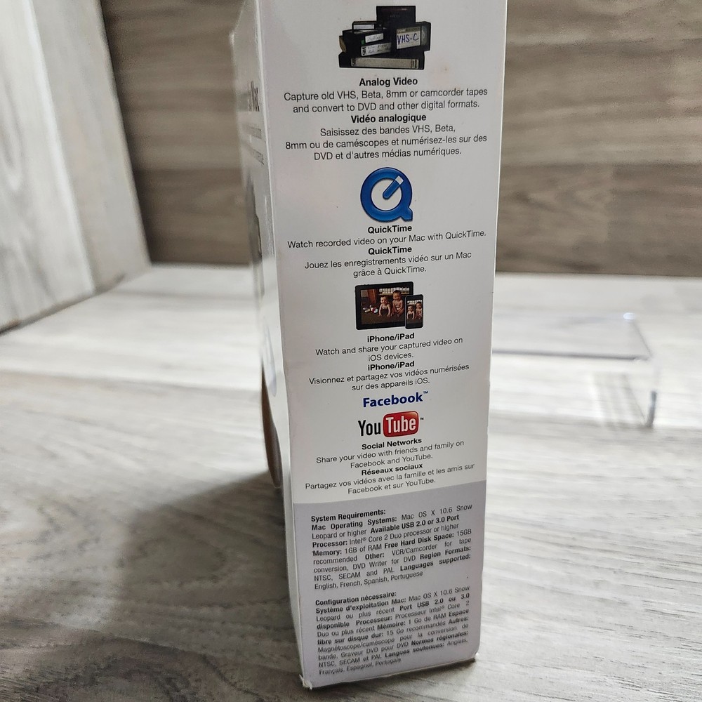 Honestech Vidbox For Mac Analog to Digital Video Conversion Solution Sealed