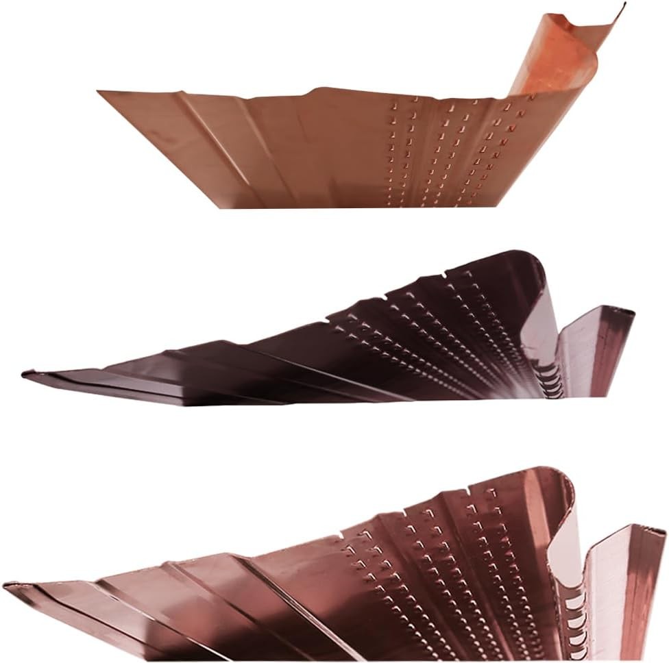 PRO Copper Gutter Guard Systems 5" Inch and 6" inch Adjustable Half Round Gutter