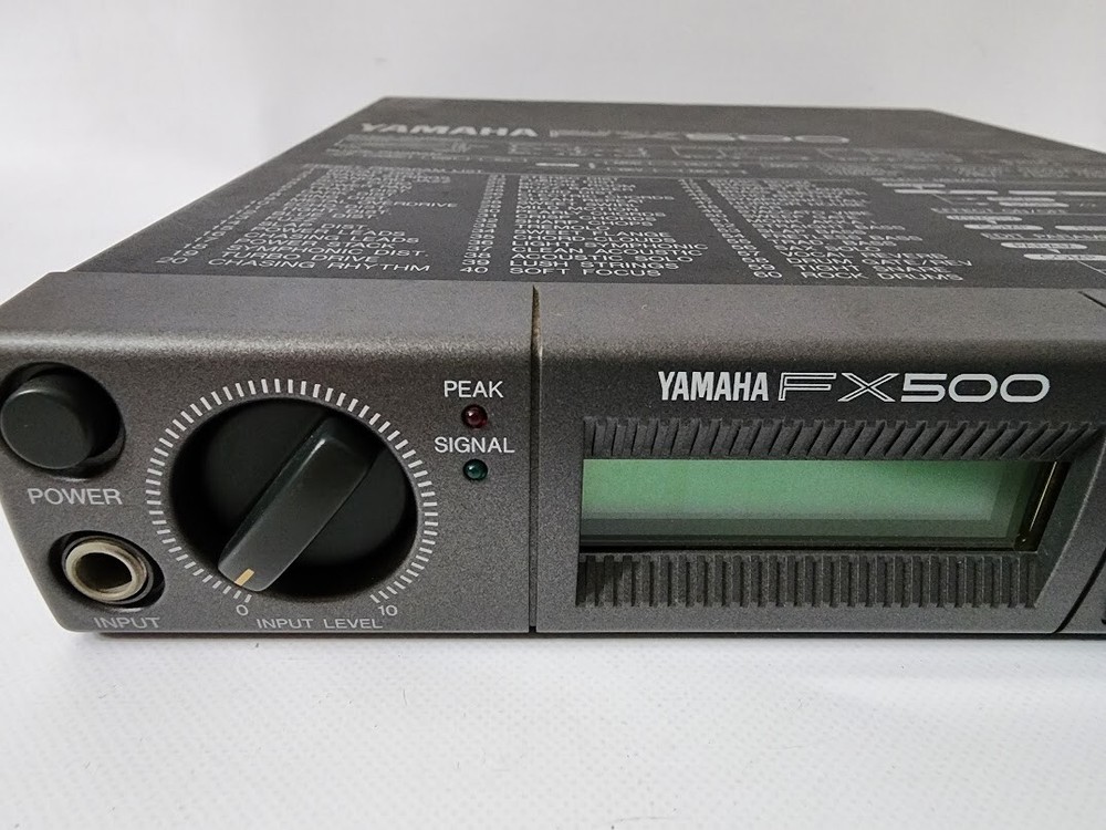 YAMAHA FX500 SIMUL-EFFECT PROCESSOR Guitar Effect