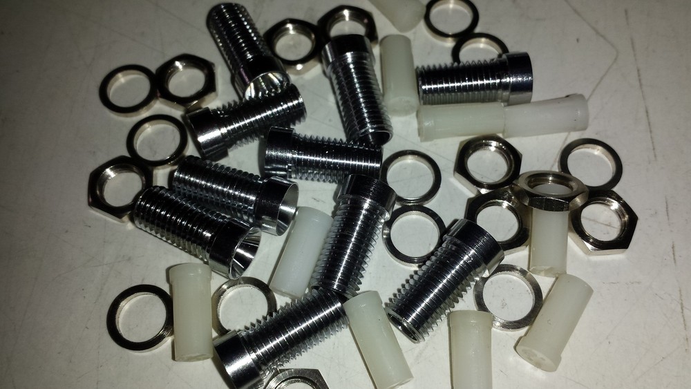 LIGHT EMITTING DIODE SOCKET CHROME INTERNAL REFLECTOR 20pcs 1514