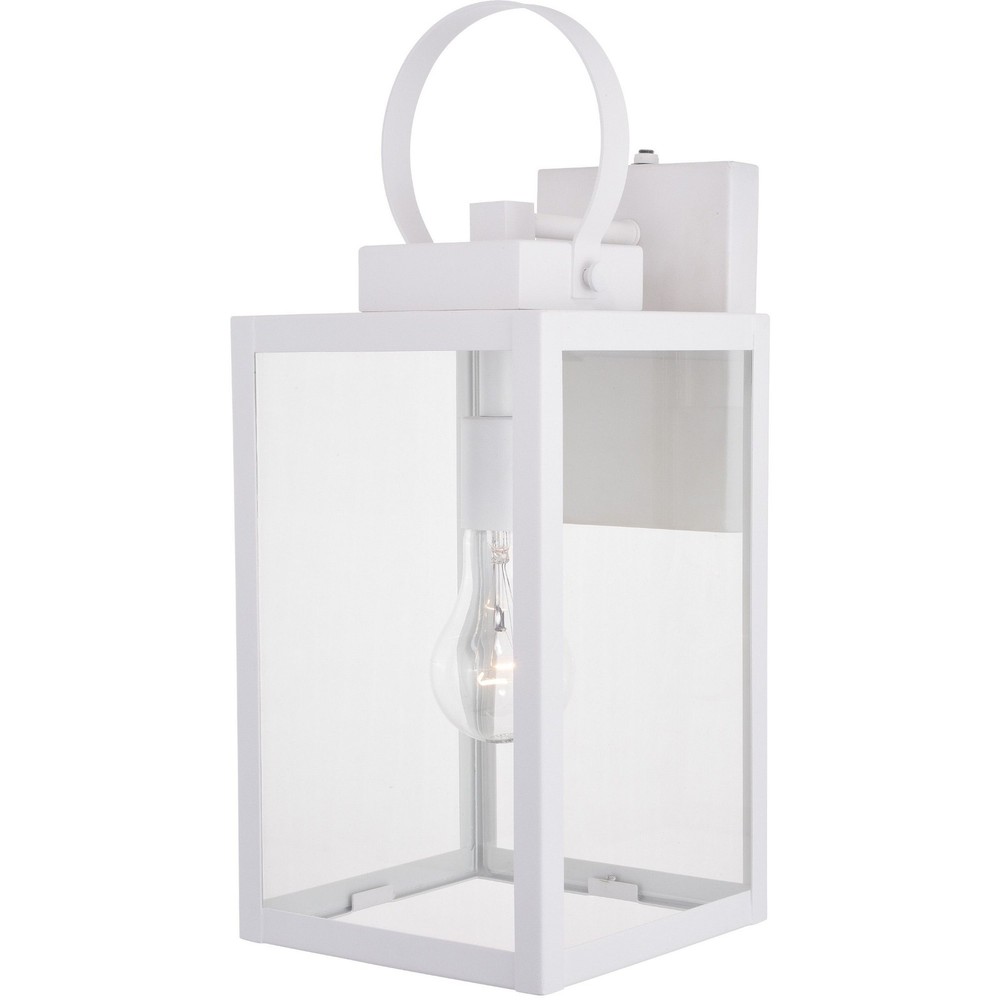 Medinah 1-Light Outdoor Wall Sconce in Transitional and Rectangular Style 17.25