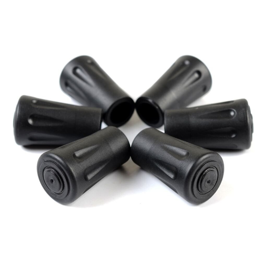 Hiking Pole Replacement Tips 16 Pack Rubber Tips for Walking Sticks Tips Trek...