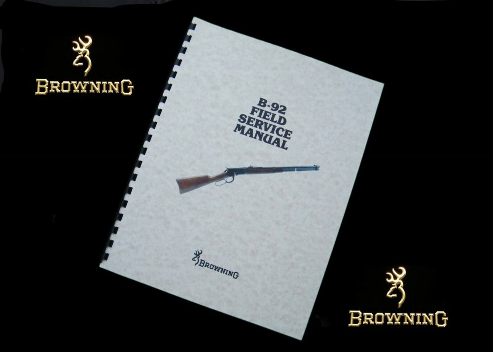 BROWNING B-92 Field Service Manual