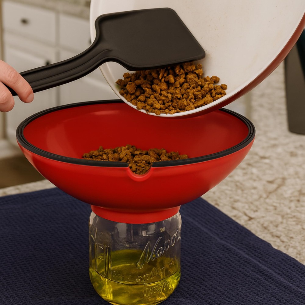 The Ultimate Grease Drainer red